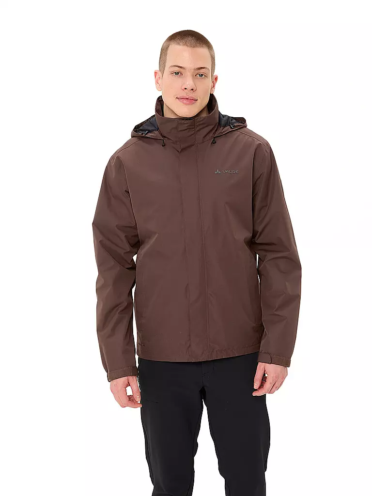 VAUDE | Chaqueta de lluvia Escape Light para hombre | Marrón