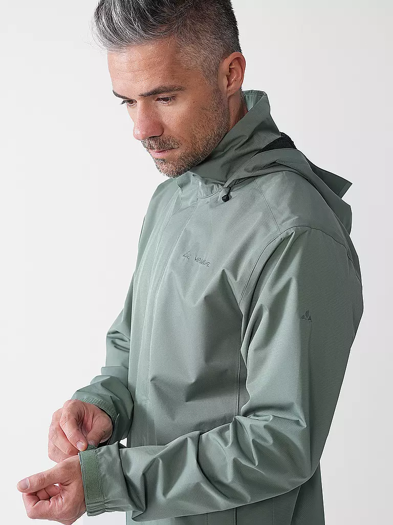 VAUDE | Chaqueta de lluvia Escape Light para hombre | Verde oscuro