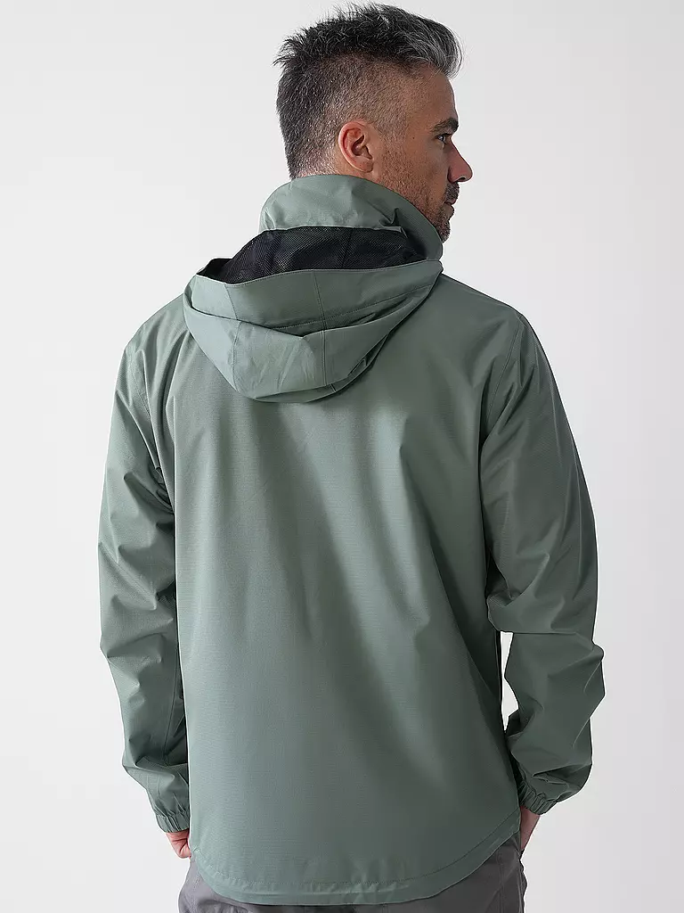 VAUDE | Chaqueta de lluvia Escape Light para hombre | Verde oscuro