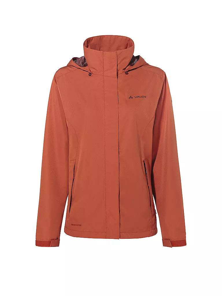VAUDE | Chaqueta de lluvia Escape Light para mujer | Naranja