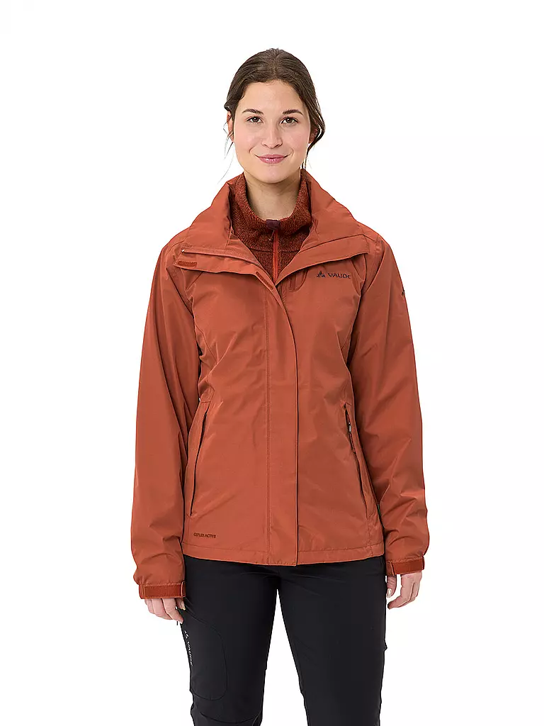 VAUDE | Chaqueta de lluvia Escape Light para mujer | Naranja