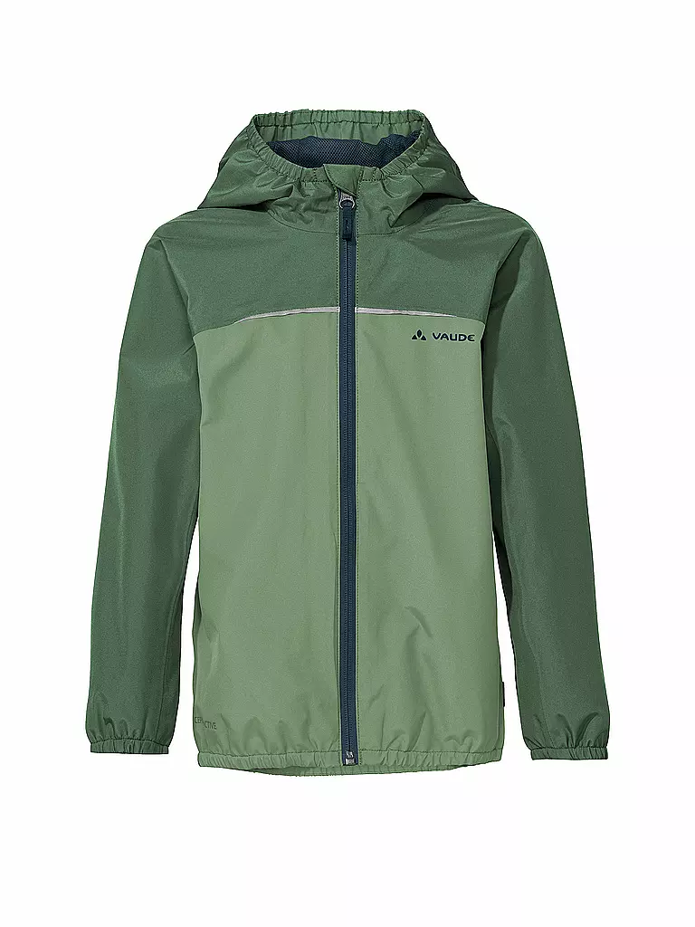 VAUDE | Chaqueta de lluvia infantil Turaco III | Verde oscuro