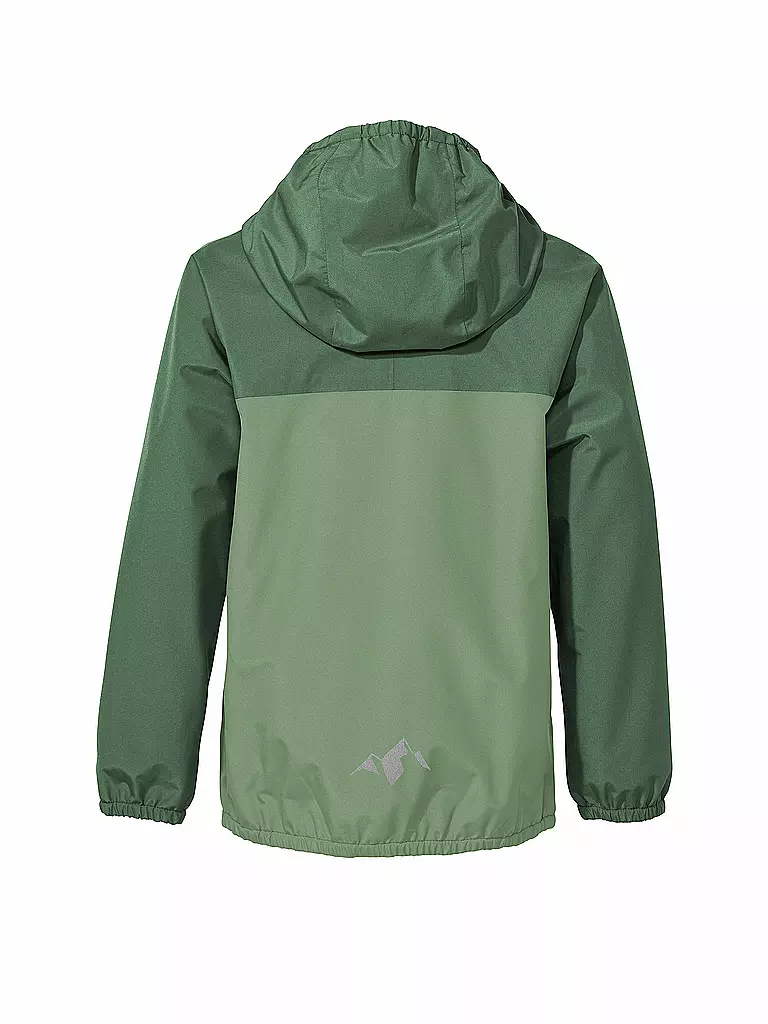 VAUDE | Chaqueta de lluvia infantil Turaco III | Verde oscuro