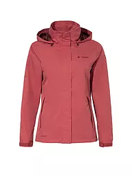 VAUDE | Damen Regenjacke Escape Light 2L Hoodie | Rojo oscuro