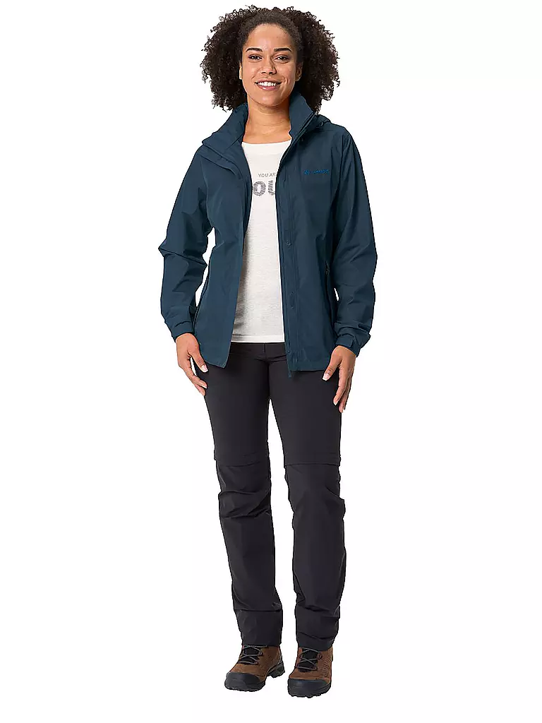 VAUDE | Chaqueta de lluvia para mujer Escape Light 2L con capucha |