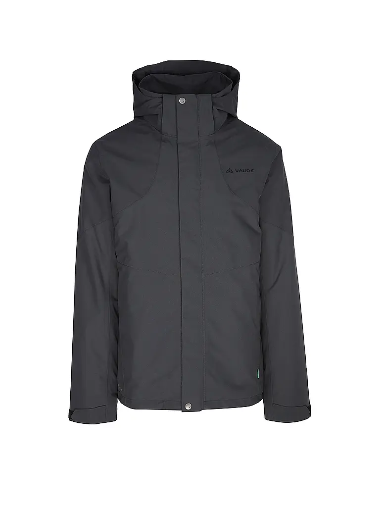 VAUDE | Chaqueta de senderismo para hombre Caserina II 3in1 con capucha | Negro