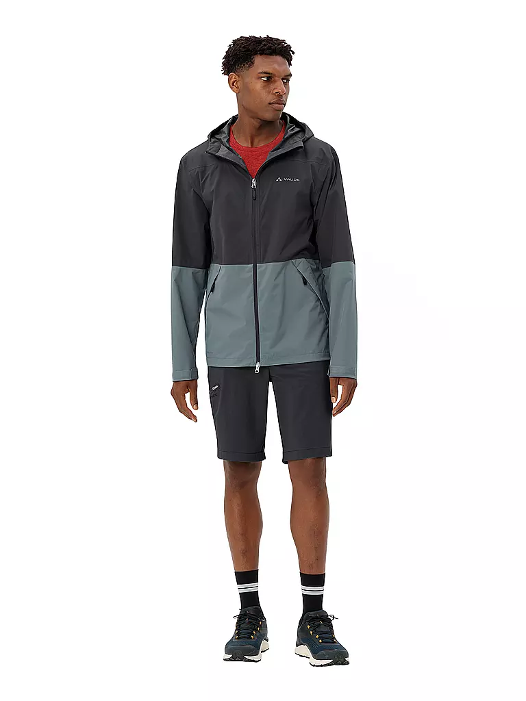 VAUDE | Chaqueta de senderismo para hombre Neyland 2.5L con capucha | Negro