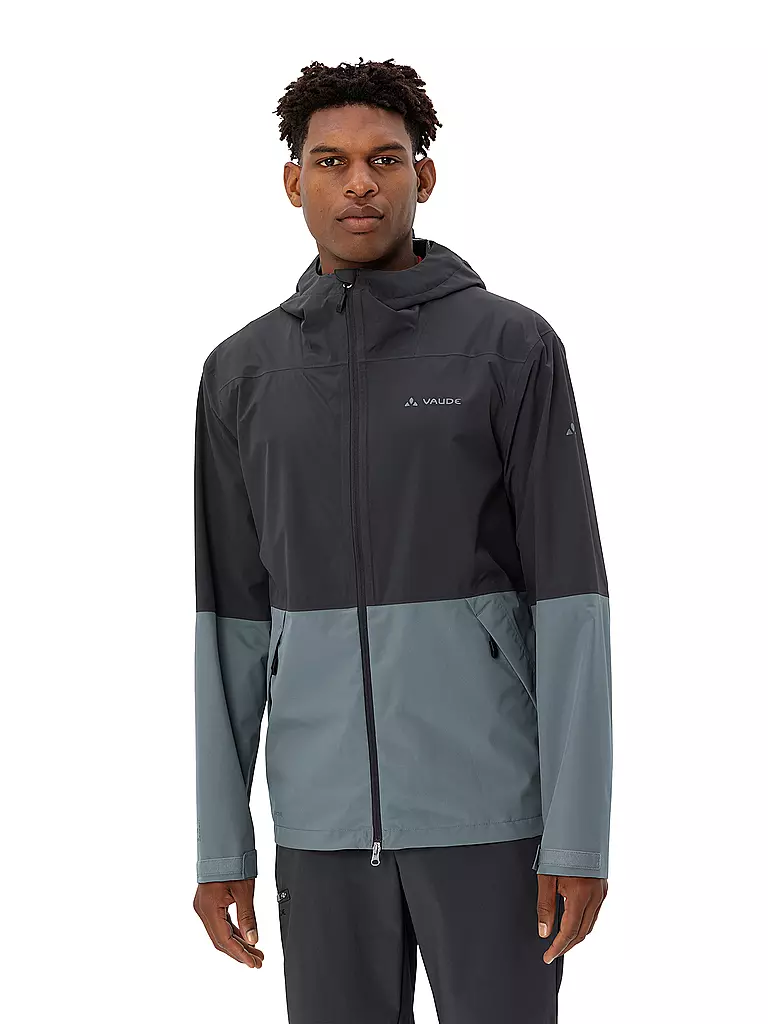 VAUDE | Chaqueta de senderismo para hombre Neyland 2.5L con capucha | Negro