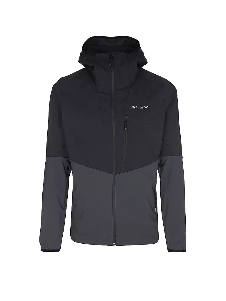 VAUDE | Chaqueta de senderismo para hombre Tekoa con capucha | Negro