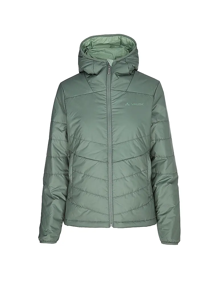 VAUDE | Chaqueta de senderismo para mujer Livia con capucha | Verde claro