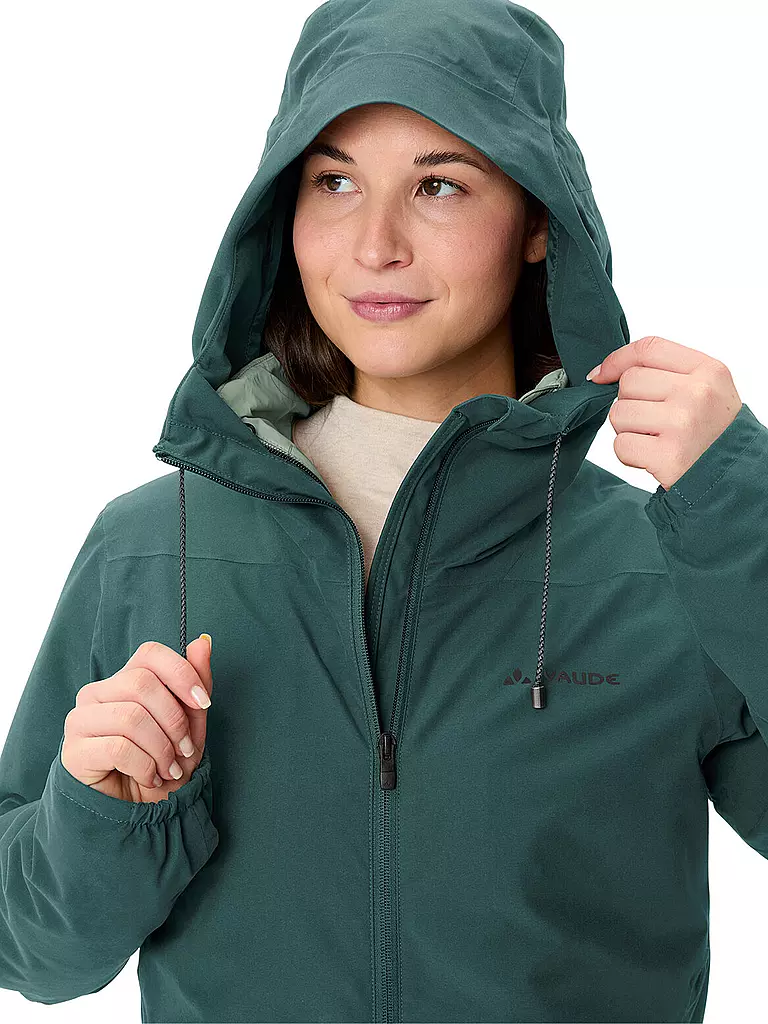VAUDE | Chaqueta de senderismo para mujer Mineo 3in1 con capucha |