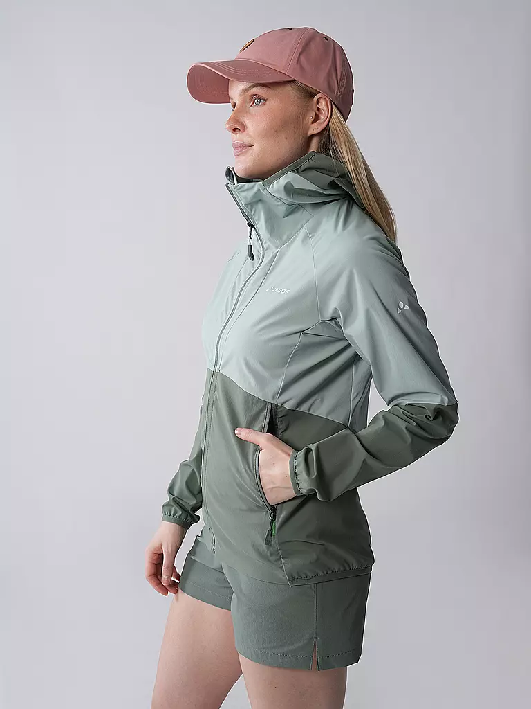 VAUDE | Chaqueta de senderismo Tekoa para mujer | Verde claro