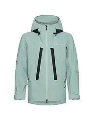 VAUDE | Chaqueta de touring para mujer Monviso 2,5L con capucha | Verde claro