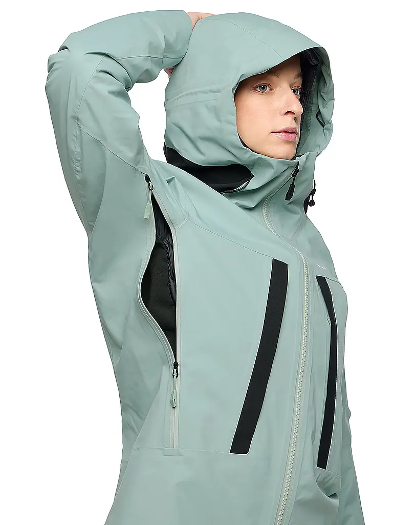 VAUDE | Chaqueta de touring para mujer Monviso 2,5L con capucha |