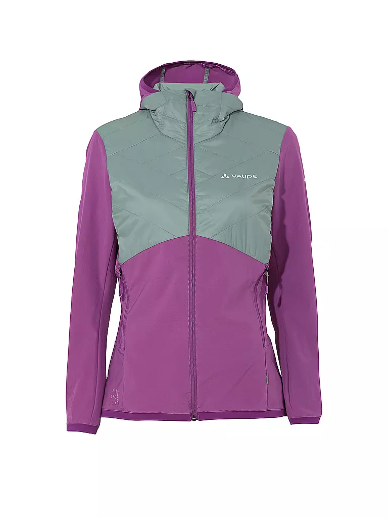 VAUDE | Chaqueta híbrida Brenva con capucha para mujer | Lila