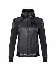 VAUDE | Chaqueta híbrida Larice con capucha para mujer | Negro