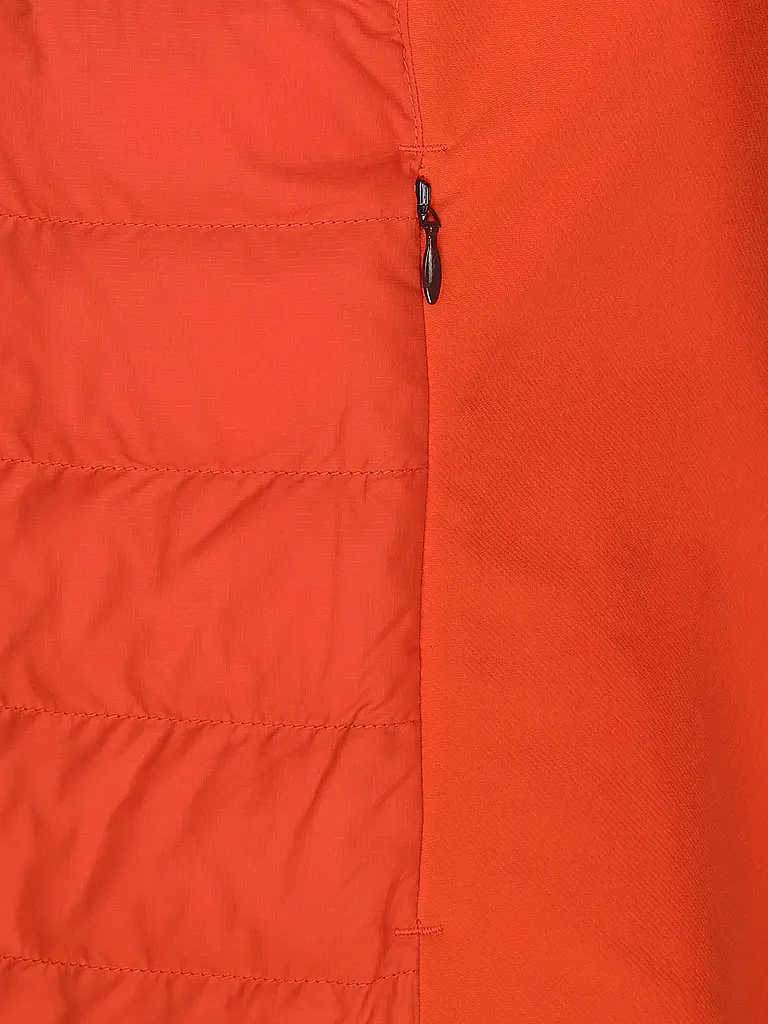 VAUDE | Chaqueta híbrida para mujer Elope Thermo Hoodie | Rojo