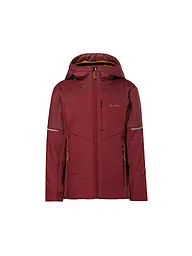 VAUDE | Chaqueta híbrida para niños Capacida II con capucha | Rojo
