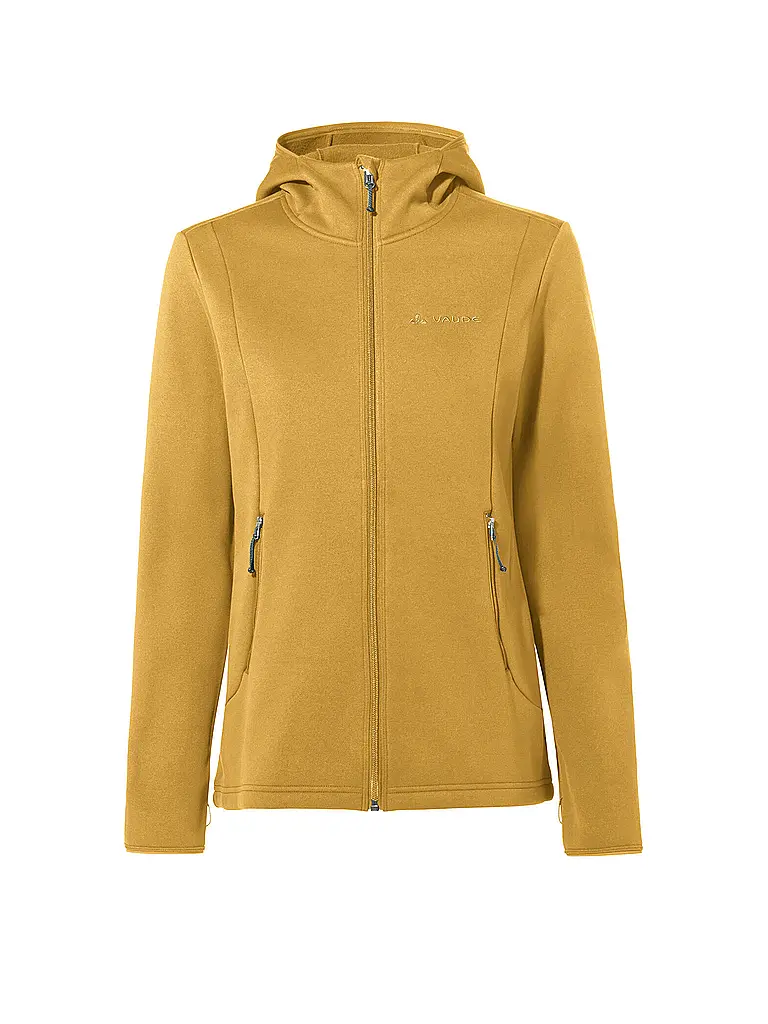 VAUDE | Chaqueta polar con capucha Idris para mujer | Oro