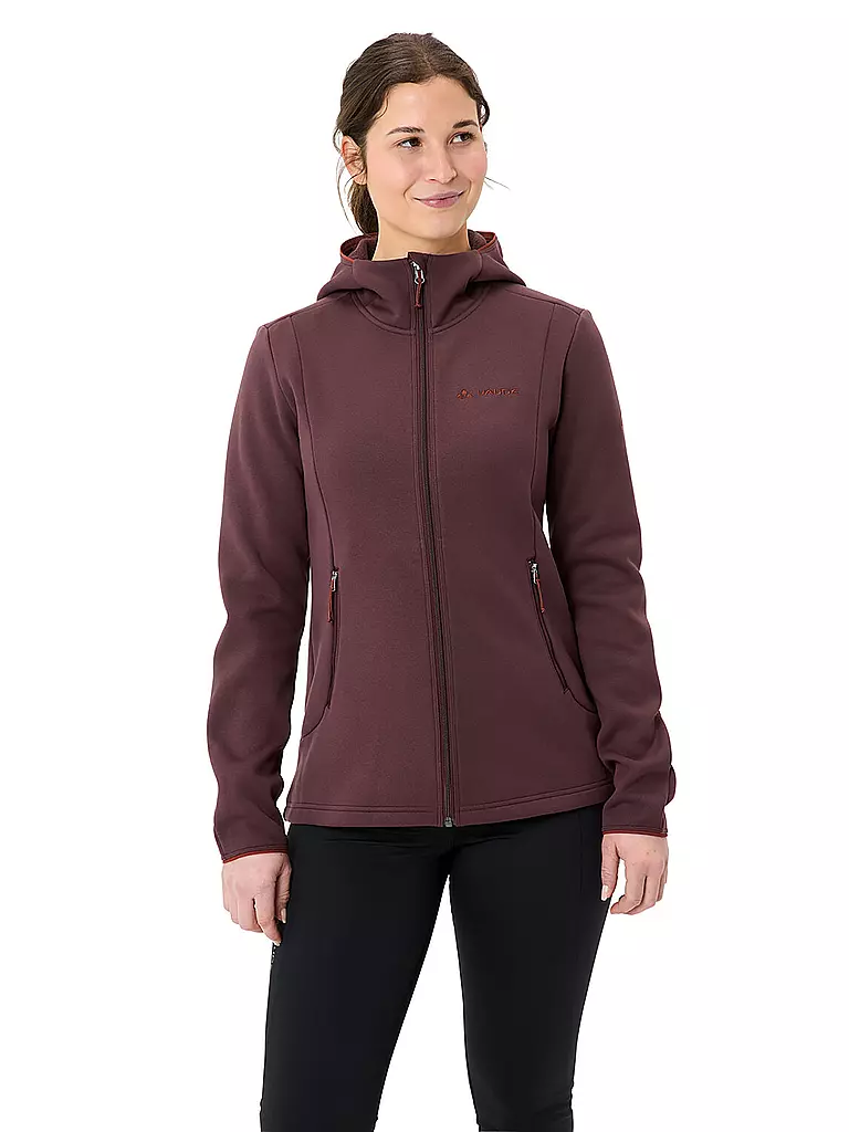 VAUDE | Chaqueta polar con capucha Idris para mujer | 