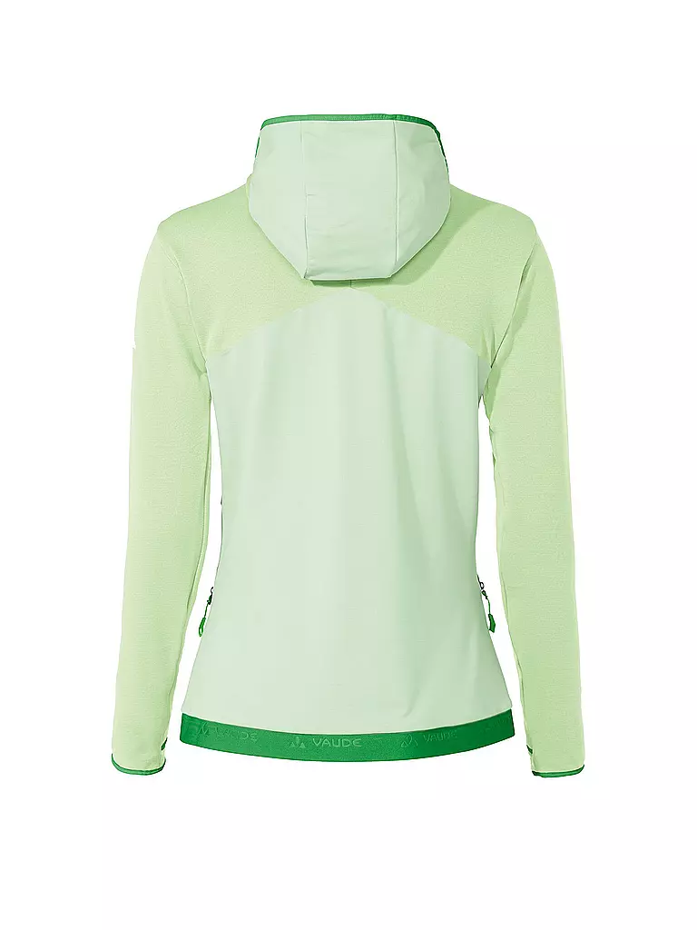 VAUDE | Chaqueta polar con capucha Scopi para mujer | Verde claro
