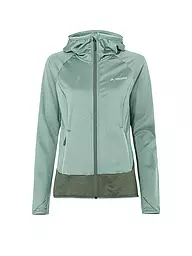 VAUDE | Chaqueta polar con capucha Tekoa II para mujer | Verde claro
