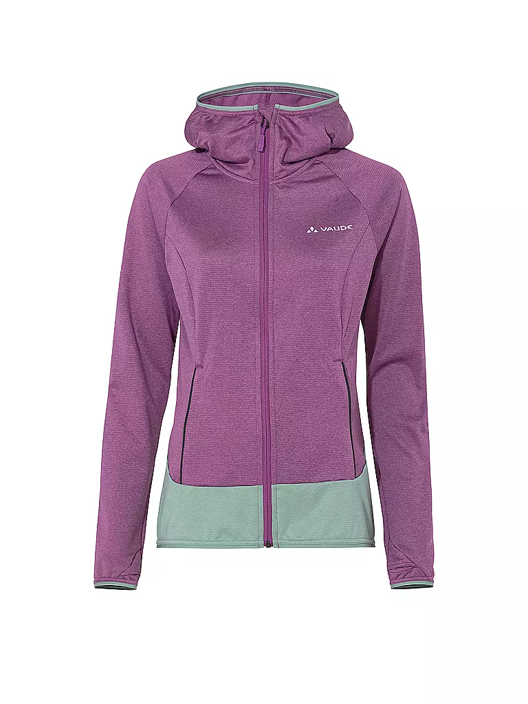 VAUDE | Chaqueta polar con capucha Tekoa II para mujer | Lila