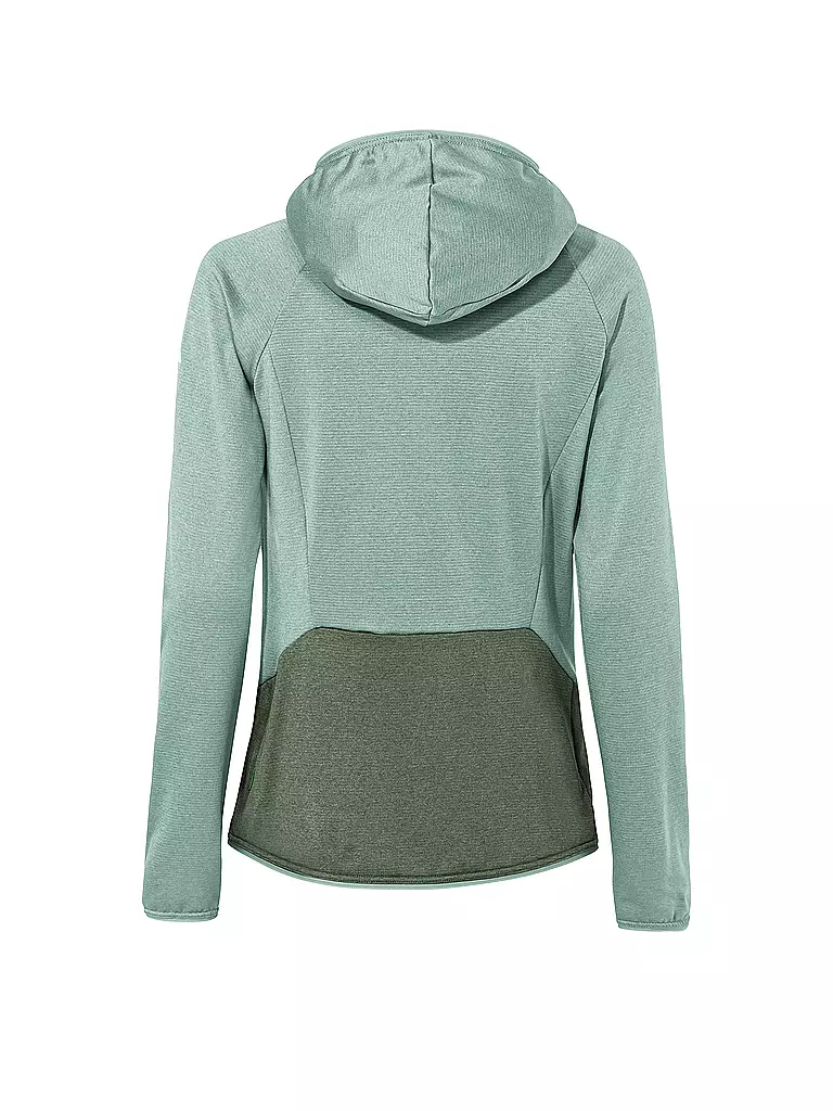 VAUDE | Chaqueta polar con capucha Tekoa II para mujer | Verde claro