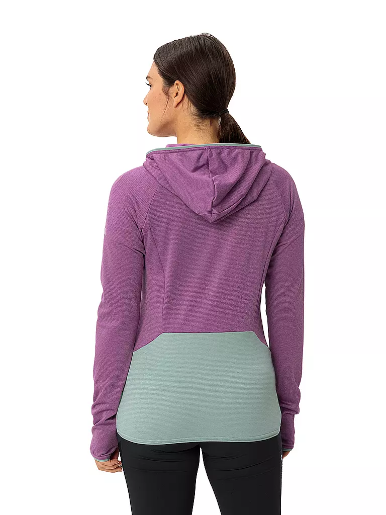 VAUDE | Chaqueta polar con capucha Tekoa II para mujer | Lila