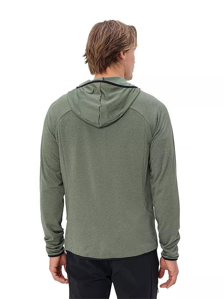 VAUDE | Chaqueta polar con capucha Tekoa para hombre | Oliva