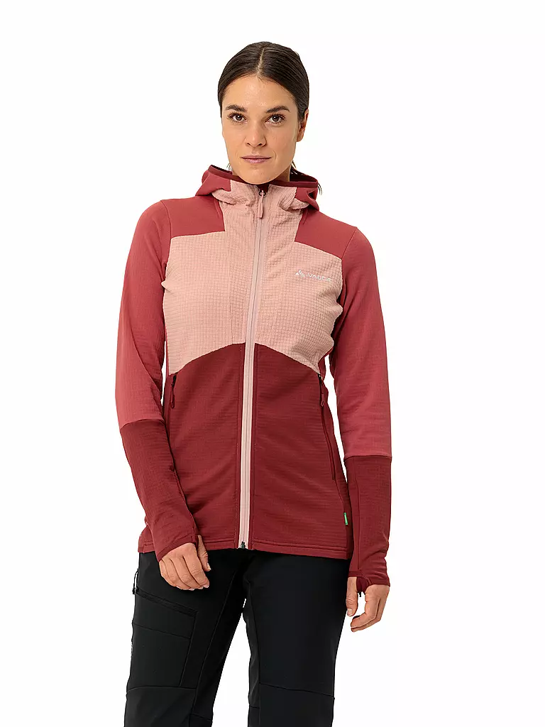 VAUDE | Chaqueta polar de touring para mujer Monviso Grid Fleece |