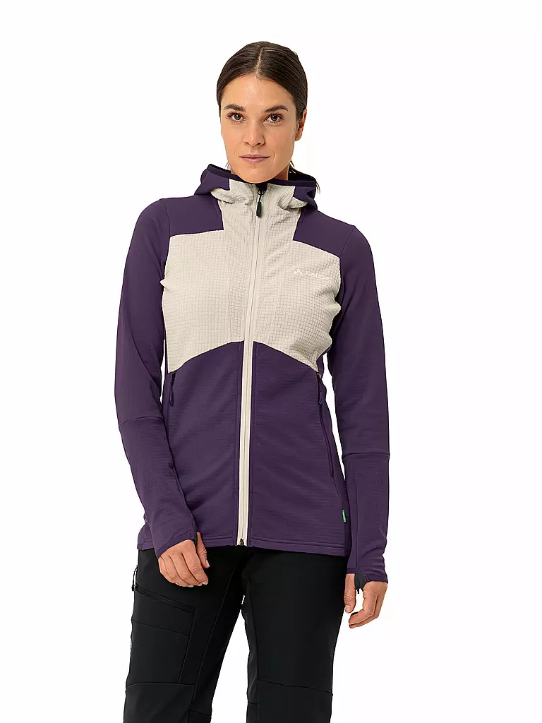 VAUDE | Chaqueta polar de touring para mujer Monviso Grid Fleece |