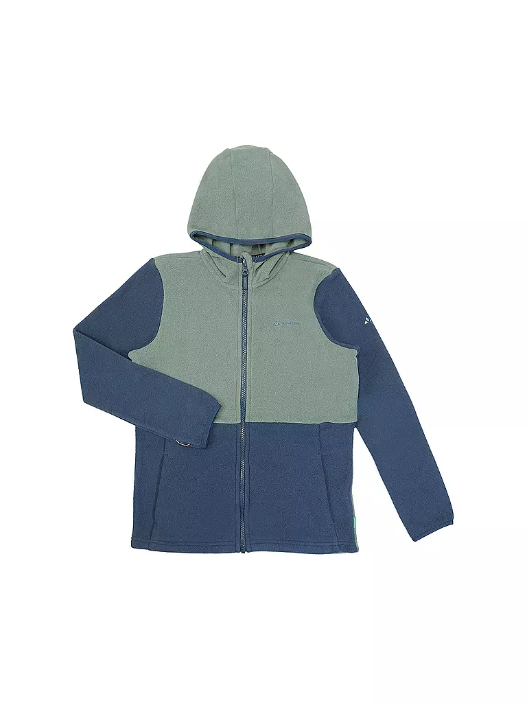 VAUDE | Chaqueta polar infantil Pulex II con capucha | Verde oscuro