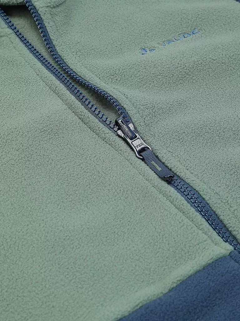 VAUDE | Chaqueta polar infantil Pulex II con capucha | Verde oscuro