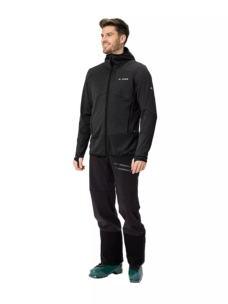 VAUDE | Chaqueta polar Monviso para hombre | Negro