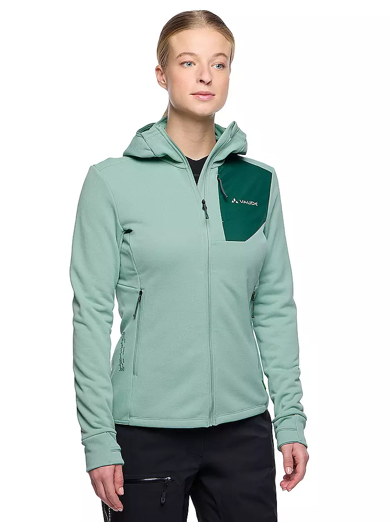 VAUDE | Chaqueta polar para mujer Monviso III con capucha | 