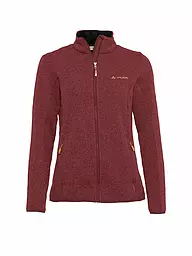 VAUDE | Chaqueta polar para mujer Rienza IV | Rojo oscuro