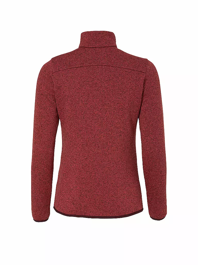 VAUDE | Chaqueta polar para mujer Rienza IV | Rojo oscuro