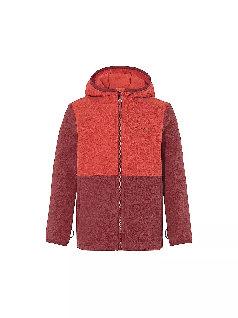 VAUDE | Chaqueta polar para niños Pulex II con capucha | Rojo