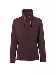 VAUDE | Chaqueta polar Skomer para mujer | Rojo oscuro