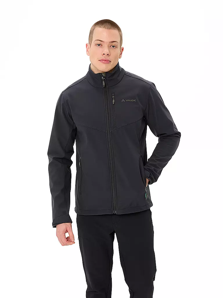 VAUDE | Chaqueta softshell Cyclone para hombre | Negro