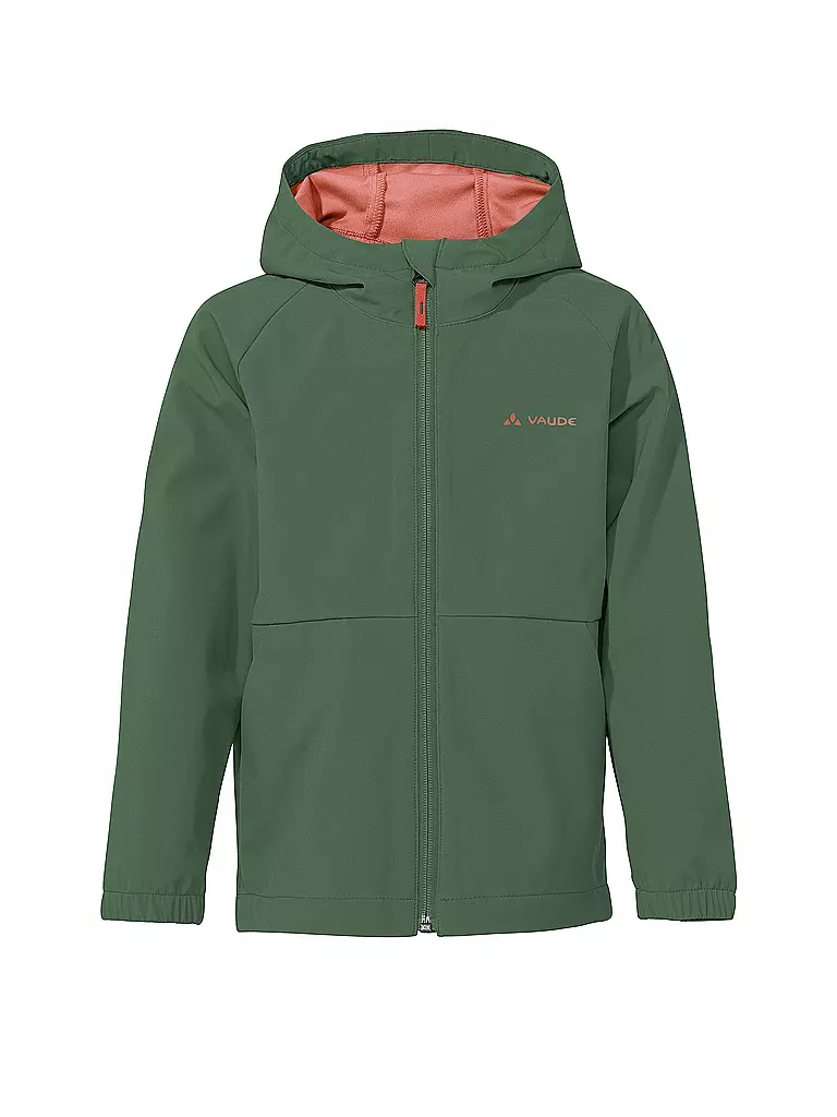 VAUDE | Chaqueta softshell infantil Kinich | Verde oscuro