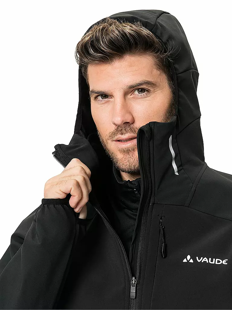 VAUDE | Chaqueta softshell Larice con capucha para hombre | 