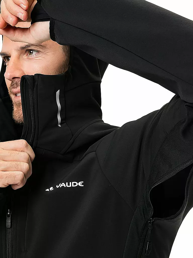 VAUDE | Chaqueta softshell Larice con capucha para hombre | 
