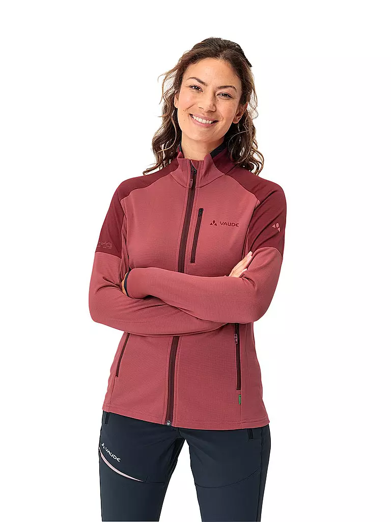 VAUDE | Damen Fleecejacke Elope II | Naranja