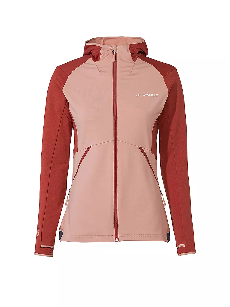 VAUDE | Damen Fleecejacke Scopi Hoodie | Rosa