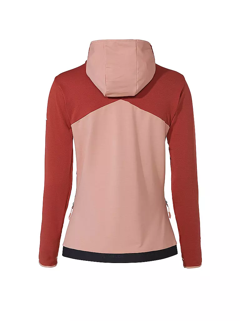 VAUDE | Damen Fleecejacke Scopi Hoodie | Rosa