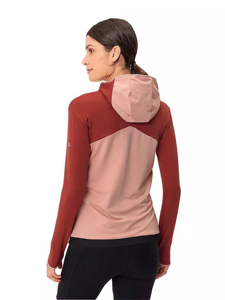 VAUDE | Damen Fleecejacke Scopi Hoodie | Rosa