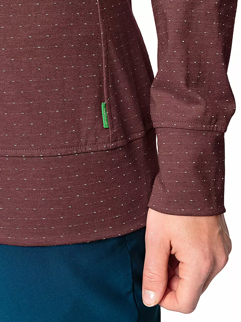 VAUDE | Damen Hoodie Tuenno | Rojo oscuro