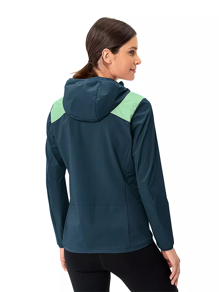 VAUDE | Damen Hybridjacke Brenva Hoodie | Azul oscuro
